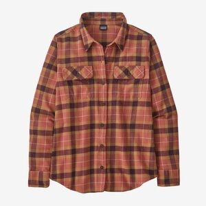 NWT Long-Sleeved Organic Cotton Midweight Fjord Flannel Shirt